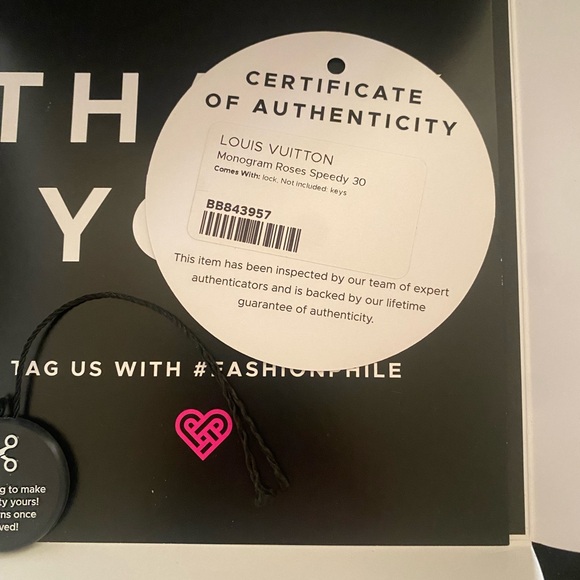LOUIS VUITTON
Limited Edition Monogram Canvas Roses Speedy 30 Bag - Picture 8 of 8